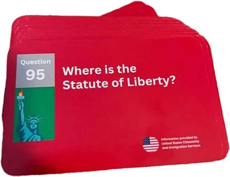 Flashcard 1 of the History and Civics Set for the U.S. Citizenship Test ...