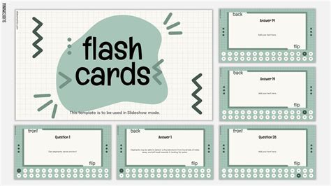 Flashcard Template Google Slides