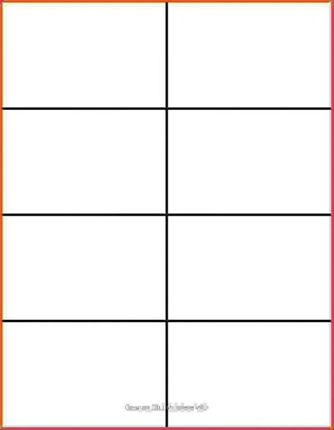 Flashcard Template Word Sample Design Templates