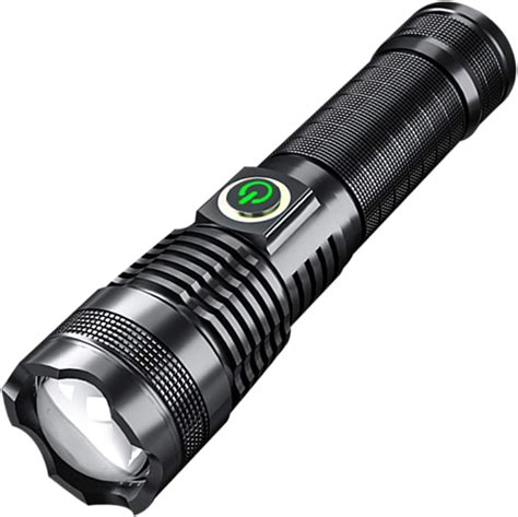 Goreit Flashlights LED High Lumens Rechargeable, 980,000 Lumens XHM77.2 Super Bright Flash Light USB, Handheld Flashlight High Powered,Powerful Flashlight Waterproof for Emergency Camping. 4.5 out of 5 stars. 911. 1K+ bought in past month. $35.99 $ 35. 99. 25% coupon applied at checkout Save 25% with coupon.. 