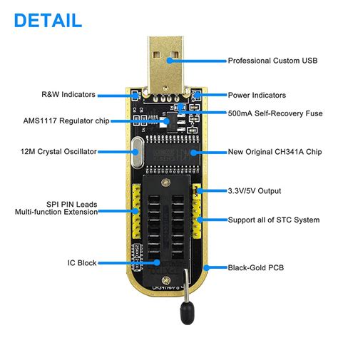 Flashrom ch341a.  CH341A USB BIOS Programmer - Flashing EEPROM Chip Quick Guide ...