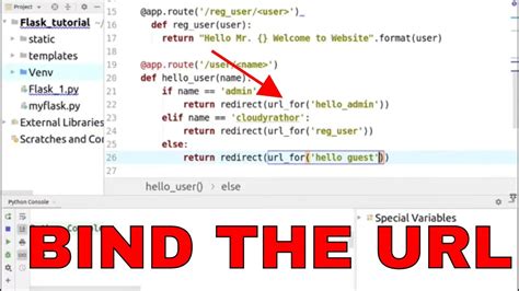 Flask_4 URL binding in flask how to bind URL in flask YouTube