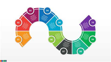 Flat Colorful PPT Infographic for PowerPoint and Google slides