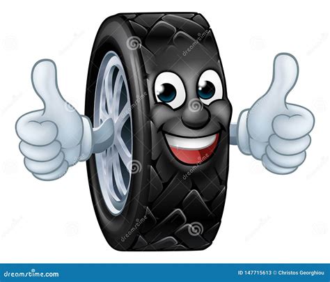 Flat Tires Cartoon Hands