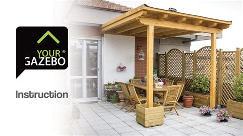 Flat roof gazebo - DIY gazebo - YourGazebo.com