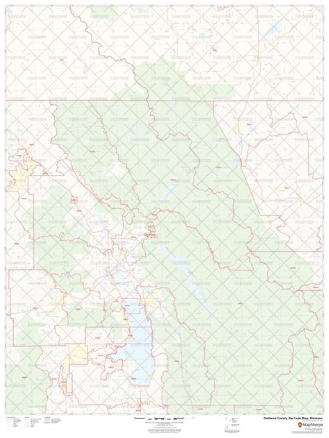 Flathead Zip Code Map, Montana Flathead County Zip Codes