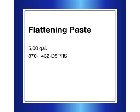 Flattening Paste 870-1432 - Baer Supply