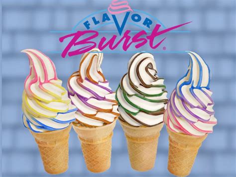 Flavor burst ice cream. Flavor Burst ice cream is a unique and innovative way to enjoy your favorite frozen treat. It is a special kind of ice cream that is infused with bursts of flavor throughout the entire scoop. This means that with every bite, you get a burst of delicious flavor that adds an extra level of enjoyment to the ice cream experience. 
