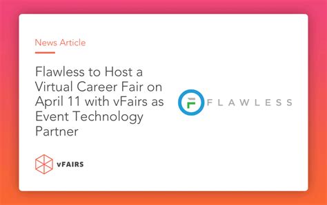 Flawless Virtual Career Fair