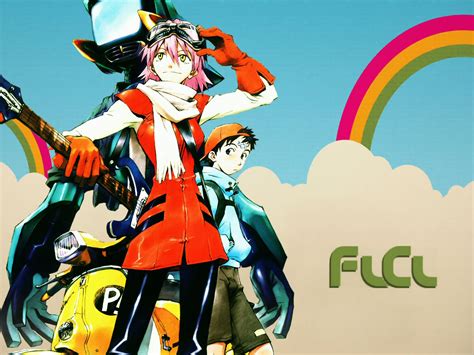 Flcl anime. The cast of the first season of FLCL.From left to right: (top) Commander Amarao, Lieutenant Kitsurubami; (bottom) Shigekuni Nandaba, Masashi, Gaku, Kamon Nandaba, Canti, Haruko Haruhara, Naota Nandaba, Eri Ninamori, Mamimi Samejima The central characters in FLCL (also known as Fooly Cooly), a 2000 Japanese anime produced by … 