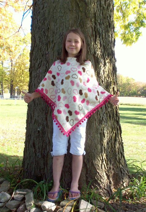 Fleece Free Patterns for Fleece Blankets, Fleece Vests Kids poncho