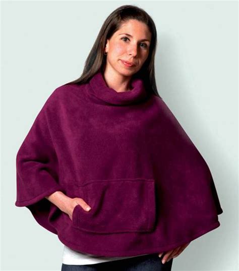 Fleece Poncho Pattern