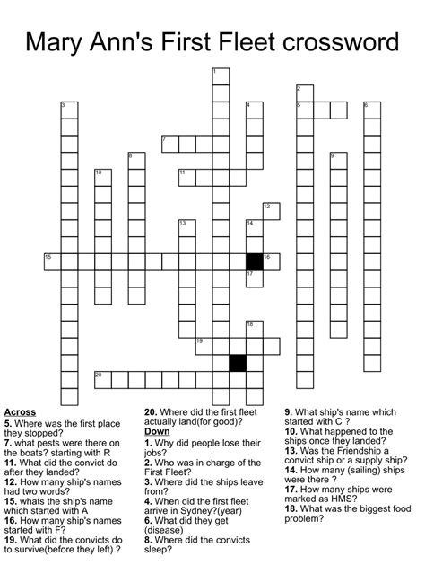 The crossword clue Part of a fleet with 3 letters w