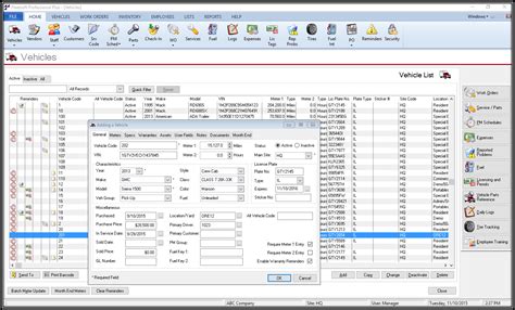 Fleet maintenance software. Fleet Management Software provides the essential features to help you stay on top of your fleet maintenance: Organize fleet assets and track all the data you need to effectively manage your fleet. Enter an UNLIMITED number of assets ranging from cars, trucks and trailers to heavy construction equipment, machinery, tools and more. 