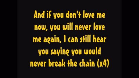Fleetwood mac the chain lyrics. Things To Know About Fleetwood mac the chain lyrics. 