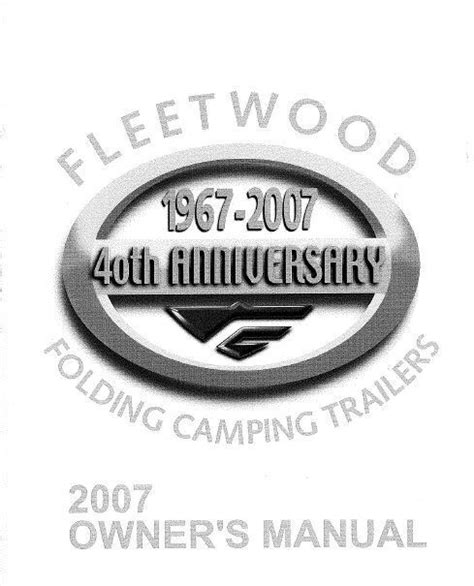 Fleetwood popup trailer owners manual 2007 highlander arcadia avalon niagara. - Guida per l'utente linx 4900 cij.