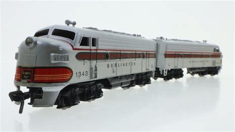 Fleischmann Diesel Locomotive Burlington 1344 H0 Old Played …