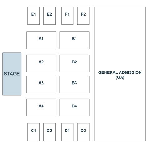 Flemington DIY Seating Chart - Row & Seat Numbers - TicketIQ