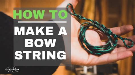 Flemish Twist Bowstring (Quick and Easy) - YouTube