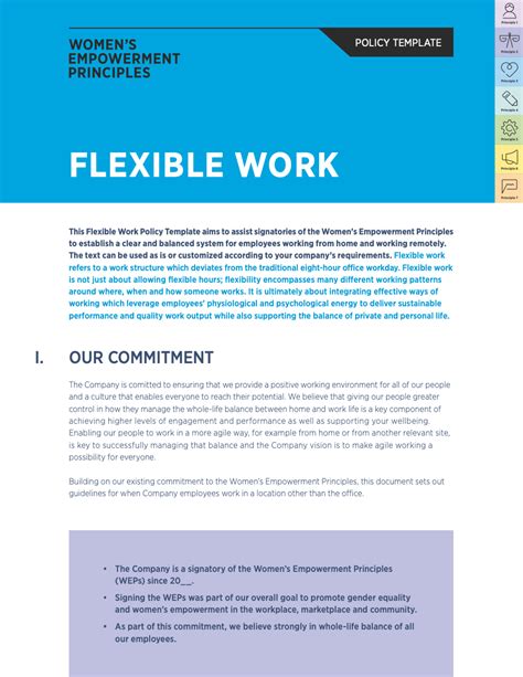 Flex Time Policy Template