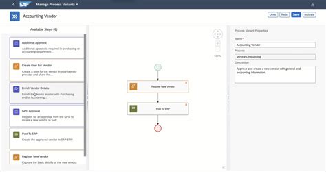 Flexibly Onboard a Vendor in SAP ERP after approvals in SAP Cloud