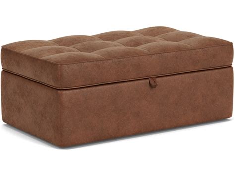 Flexsteel Living Room Rectangular Storage Ottoman 7408-091S ...