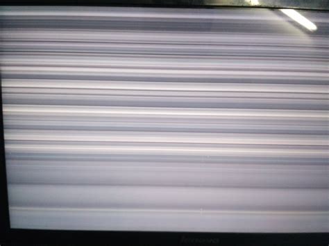 Flickering horizontal lines on laptop screen.  To determine whether a ...