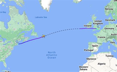 Flight BA203 from London Boston to London Heathrow