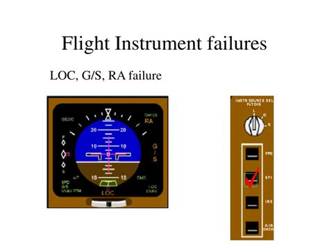 Flight Instrument Interpretation During Failures