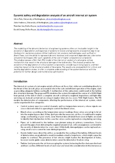 Flight Safety During Aircraft System Degradation