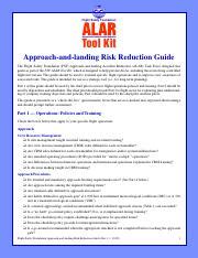 Flight Safety Techniques for Risk Reduction