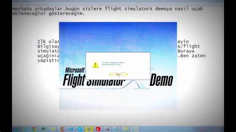 Flight Simulator X Demo Uçak Ekleme YouTube.