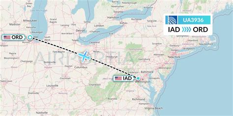 Flight Time from IAD to ORD - Travelmath