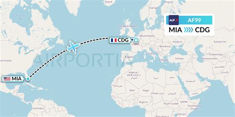 Flight Time from Paris, France to Miami, FL - Travelmath