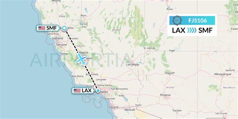 Flight Tracker - Fiji Airways FJ5123: Los Angeles to Las Vegas