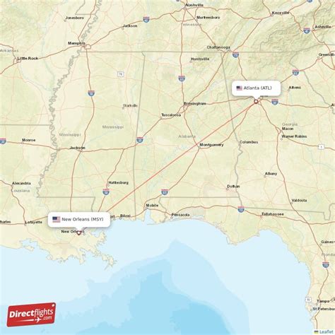 Flights from Atlanta (ATL) to New Orleans (MSY), low-cost direct flights and cheap flight offers on the route Atlanta (ATL) New Orleans (MSY) from $269 (price correct on 04/27/23). Book cheap tickets for direct flights online..