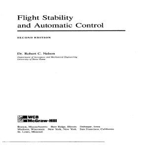 Flight stability and automatic control 2ed solutions manual. - Advies over het ontwerp voor een europese richtlijn inzake aansprakelijkheid voor diensten.