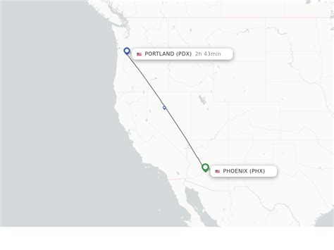 The average flight time from Portland, OR, to Phoenix is 2 hours 32 minutes. How many Southwest flights occur weekly from Portland, OR, to Phoenix? There are 91 weekly flights from Portland, OR, to Phoenix on Southwest Airlines. Does Southwest fly nonstop on weekdays from Portland, OR, to Phoenix?. 