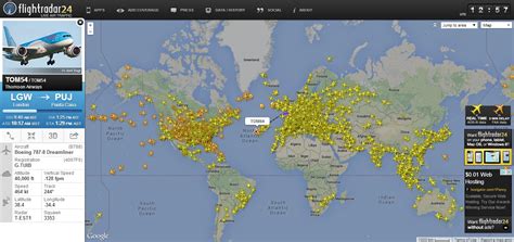 Flightradar24 is the best live flight tracker that shows air traffic in real time. Best coverage and cool features!.