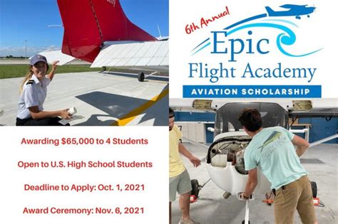 Flight training scholarships. The scholarship is valued at $13,000, which is used to cover the cost of the Private Pilot Licence theory and some flying. Exams and extra books and equipment ... 
