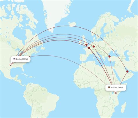 Flights from Dallas (DFW) to Nairobi (NBO) - Emirates