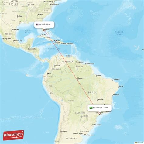 Flights from Miami to São Paulo: MIA to GRU Flights