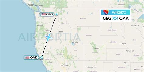 Flights from Oakland to Spokane Southwest Airlines