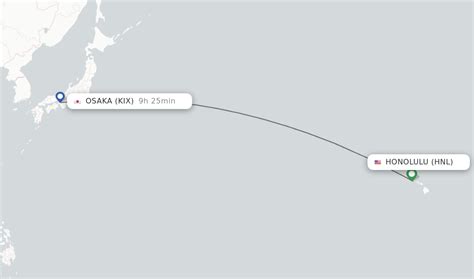 Flights from Osaka to Honolulu International Airport