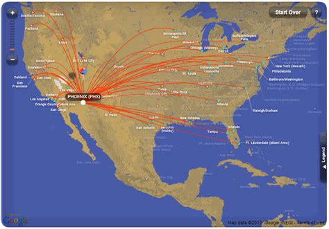 The flight distance from Albuquerque (United States) to Phoenix (United States) is 333 miles. This is equivalent to 535 kilometers or 289 nautical miles. The calculated distance (air line) is the straight line distance or direct flight distance between cities. The distance between cities calculated based on their latitudes and longitudes..