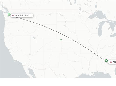 How far is Seattle, WA, from Atlanta, GA? The d