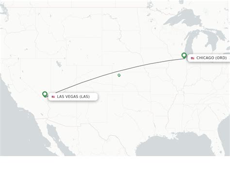 There are 3 non-stop flights from Chicago