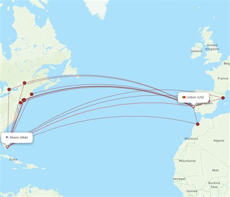 All flights from LIS to MIA non-stop. There are direct flights from Lisbon Airport, Portugal to Miami International (MIA), Florida, USA every day of the week with TAP Portugal. The flight distance is 4172 miles and the trip usually takes about 9 ….