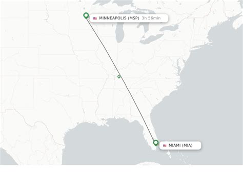 The flight distance from Minneapolis (United State