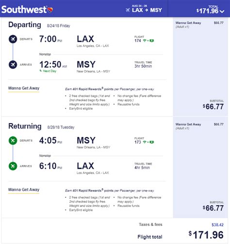 Top tips for finding a cheap flight out of New Orleans. Looking for a cheap flight? 25% of our users found tickets from New Orleans to the following destinations at these prices or less: Atlanta $129 one-way - $286 round-trip; Dallas $166 one-way - $327 round-trip; Houston $159 one-way - $336 round-trip. Morning departure is around 11% cheaper ...